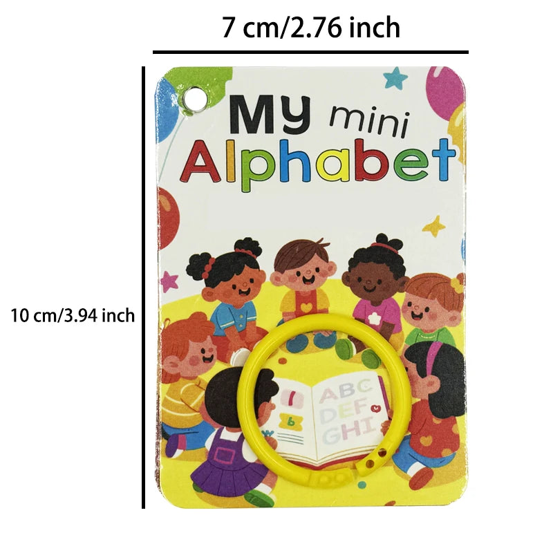 156 A-Z English Learning Cards with Pictures for Kids