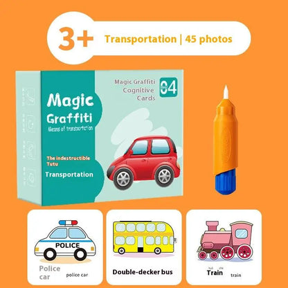 Kids Montessori English Word Lists Cards CVC Words Flashcards Phonics Sight Words Learning Tool Speech Therapy  Learning Toys