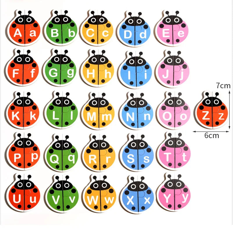 Ladybug Letter Matching & Word Spelling Game for Kids