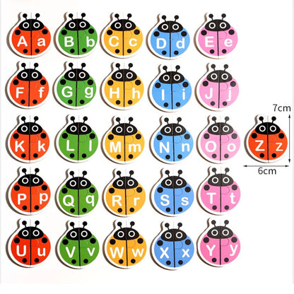 Ladybug Letter Matching & Word Spelling Game for Kids