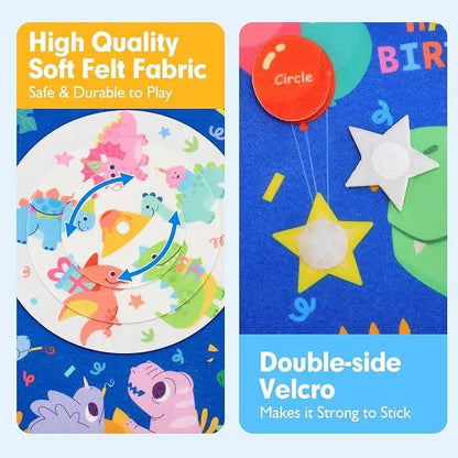 Montessori Busy Board Backpack for Toddlers – 18-in-1 Learning Activities