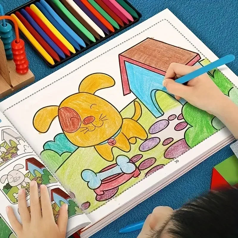 46-Page Kids Coloring & Drawing Book for Creative Learning