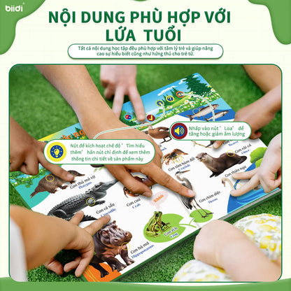 Children's Educational Toy Bilingual English Vietnamese Talking Book Smart Plaything Interactive Storybook Learning Fun