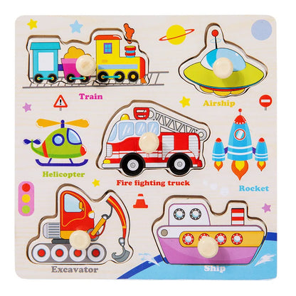 Montessori Wooden Learning Puzzle Board for Kids