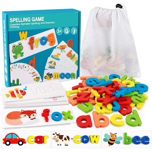 See & Spell Word Matching Game for Kids