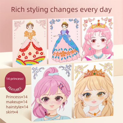 -2026 new model DIY Princess Makeup Set Relieve Boredom Funny Dress Up Games Princess Maeup Kit Gift