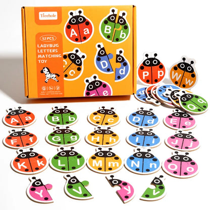 Ladybug Letter Matching & Word Spelling Game for Kids