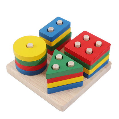 Montessori Wooden Learning Puzzle Board for Kids