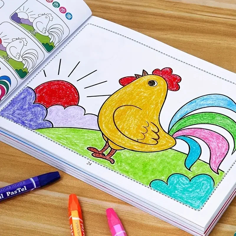 46-Page Kids Coloring & Drawing Book for Creative Learning