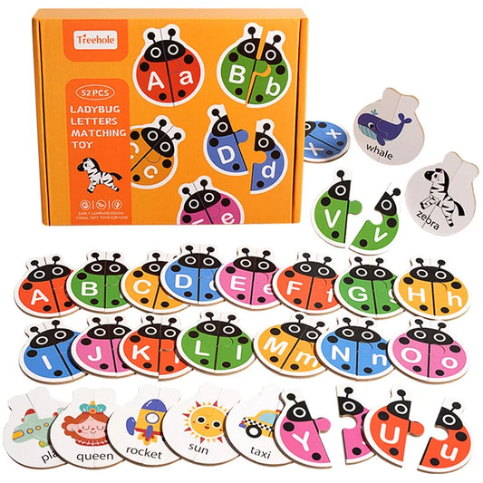 Ladybug Letter Matching & Word Spelling Game for Kids