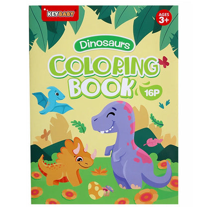 16 Pages Boys Girls Children's Coloring Books Mermaid Dinosaur Unicorn Baby Drawing Book School Early Education Stationery Toys