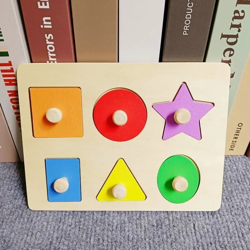 Montessori Wooden Learning Puzzle Board for Kids