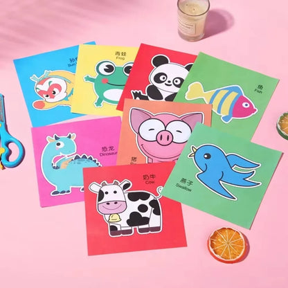 48PCS DIY Paper Cutting Craft Book for Kids