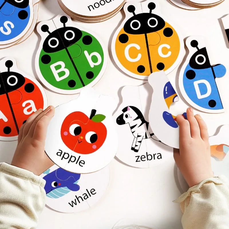 Ladybug Letter Matching & Word Spelling Game for Kids