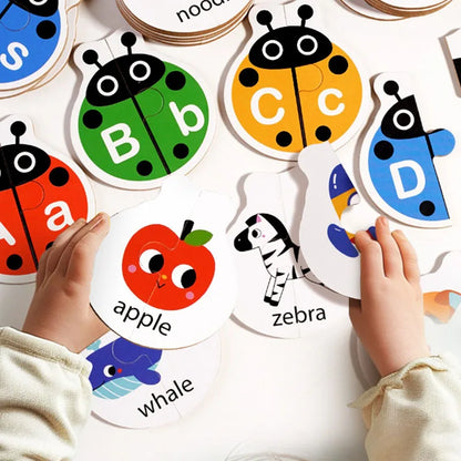 Ladybug Letter Matching & Word Spelling Game for Kids