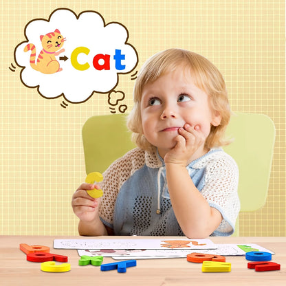 See & Spell Word Matching Game for Kids