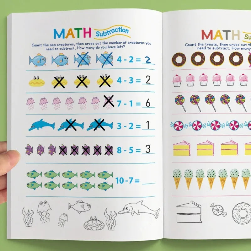 Math Beginner's Workbook – Addition & Subtraction Practice for Kids