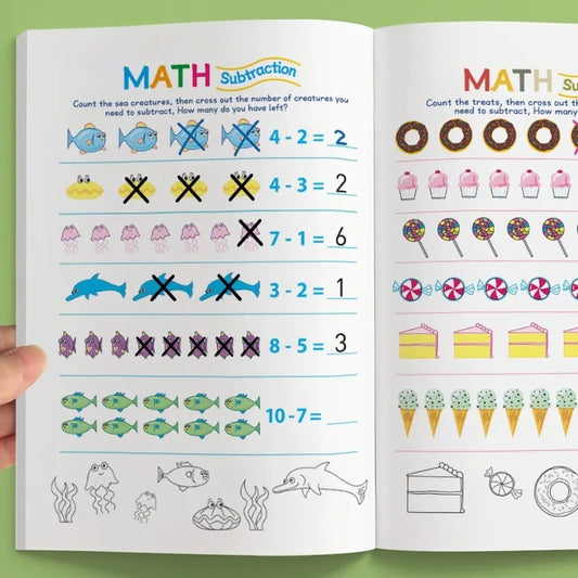 Math Beginner's Workbook – Addition & Subtraction Practice for Kids