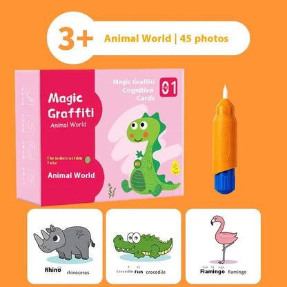 Kids Montessori English Word Lists Cards CVC Words Flashcards Phonics Sight Words Learning Tool Speech Therapy  Learning Toys