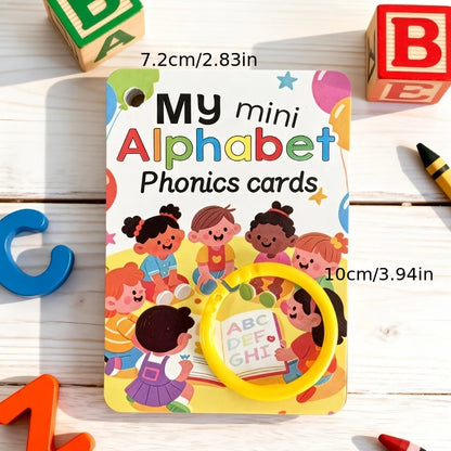 Enhance Color Animal Alphabet Cognition Cards Children's English 26 English Alphabet Cards Early Education Flash Cards