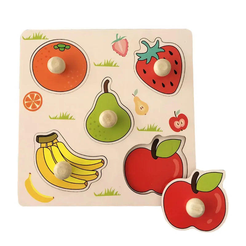 Montessori Wooden Learning Puzzle Board for Kids