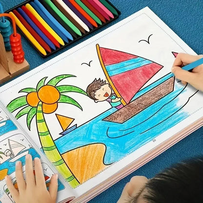 46-Page Kids Coloring & Drawing Book for Creative Learning