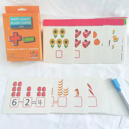 Engaging 36-Card Set: Children's Number Cognition Flashcards for Reading Writing Early Math Learning Montessori Educational Toy