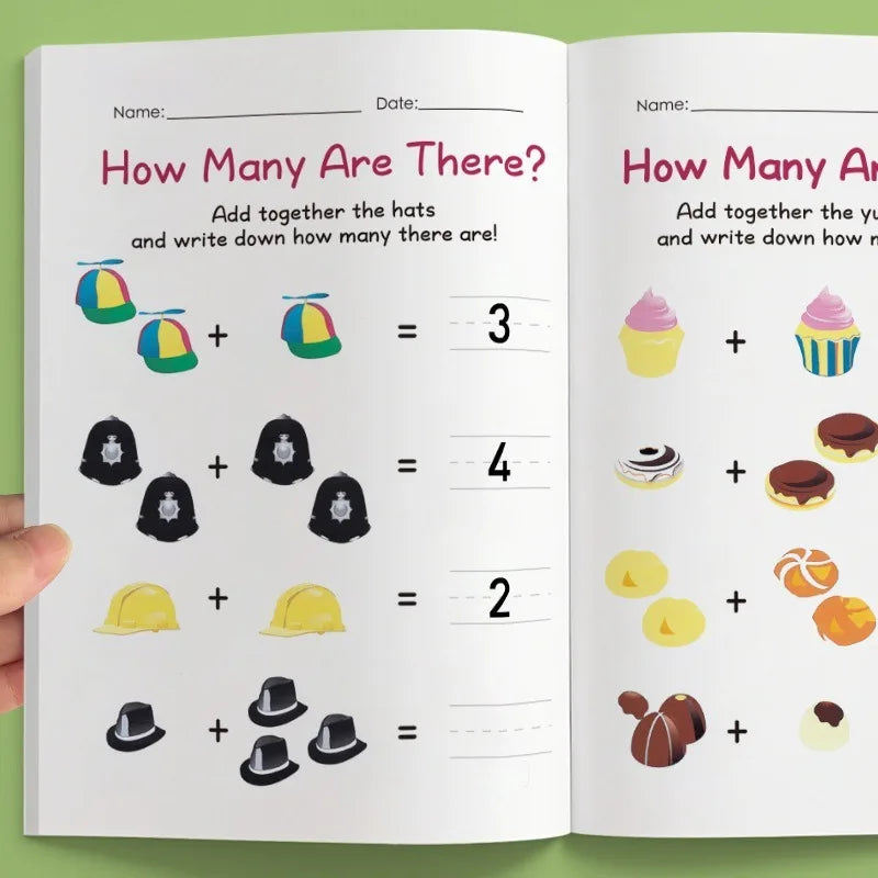 Math Beginner's Workbook – Addition & Subtraction Practice for Kids