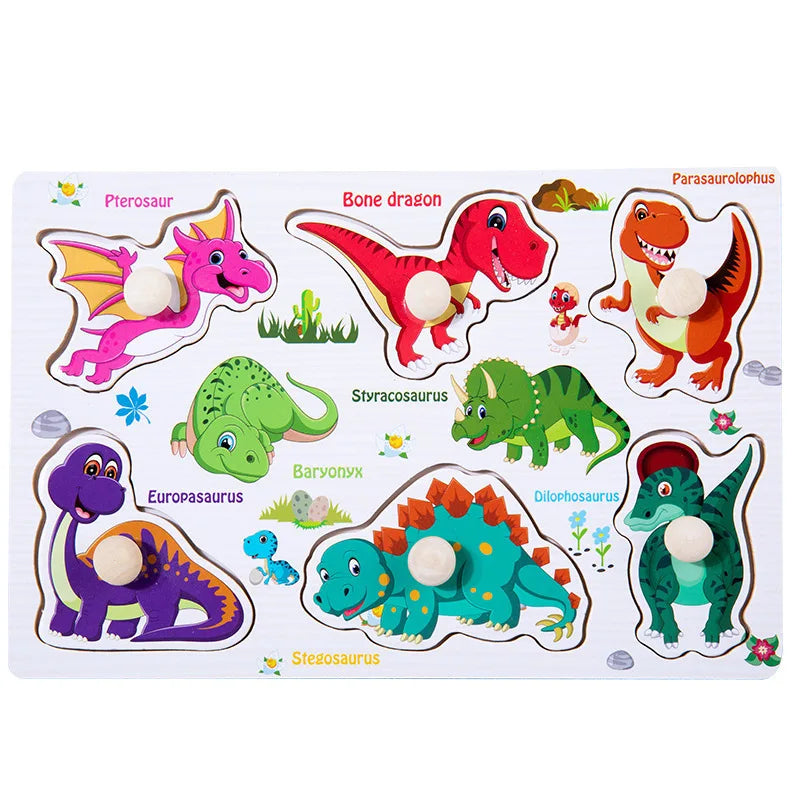Montessori Wooden Learning Puzzle Board for Kids