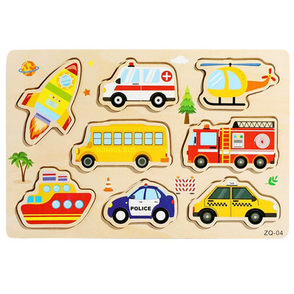 Montessori Wooden Learning Puzzle Board for Kids