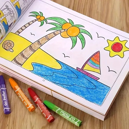 46-Page Kids Coloring & Drawing Book for Creative Learning
