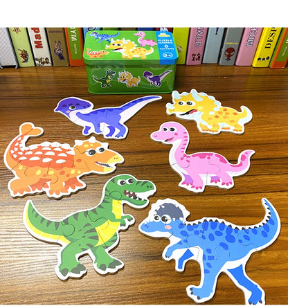 Toddler Matching Puzzle Cards – Animals, Fruits & Vehicles Learning Game