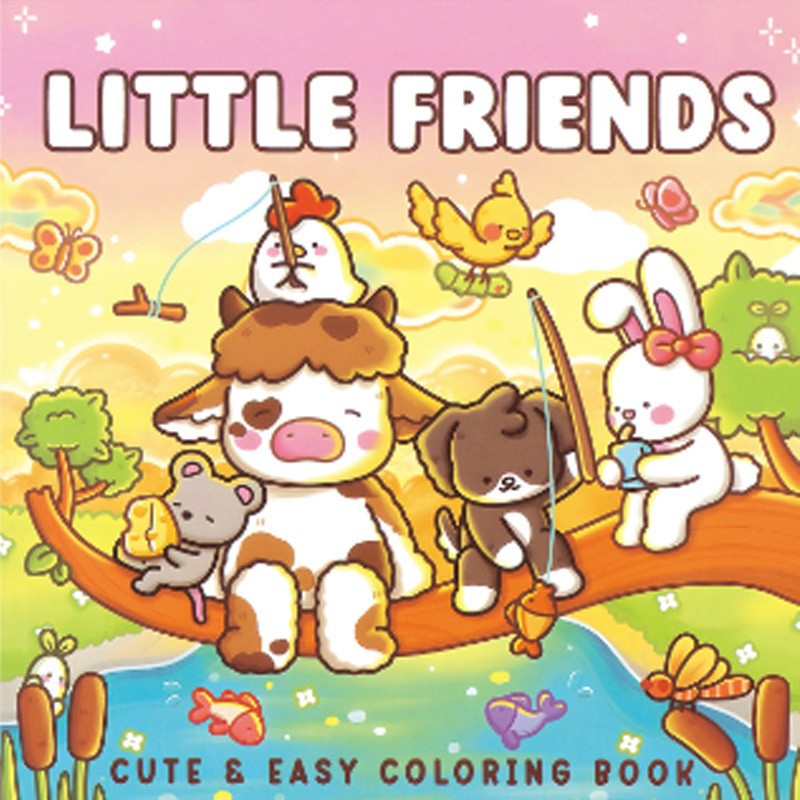 Cute Animal Coloring Book | 36 Designs – Easy & Fun for Kids Ages 6–12