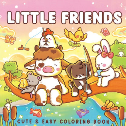 Cute Animal Coloring Book | 36 Designs – Easy & Fun for Kids Ages 6–12