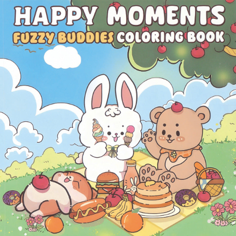 Cute Animal Coloring Book | 36 Designs – Easy & Fun for Kids Ages 6–12