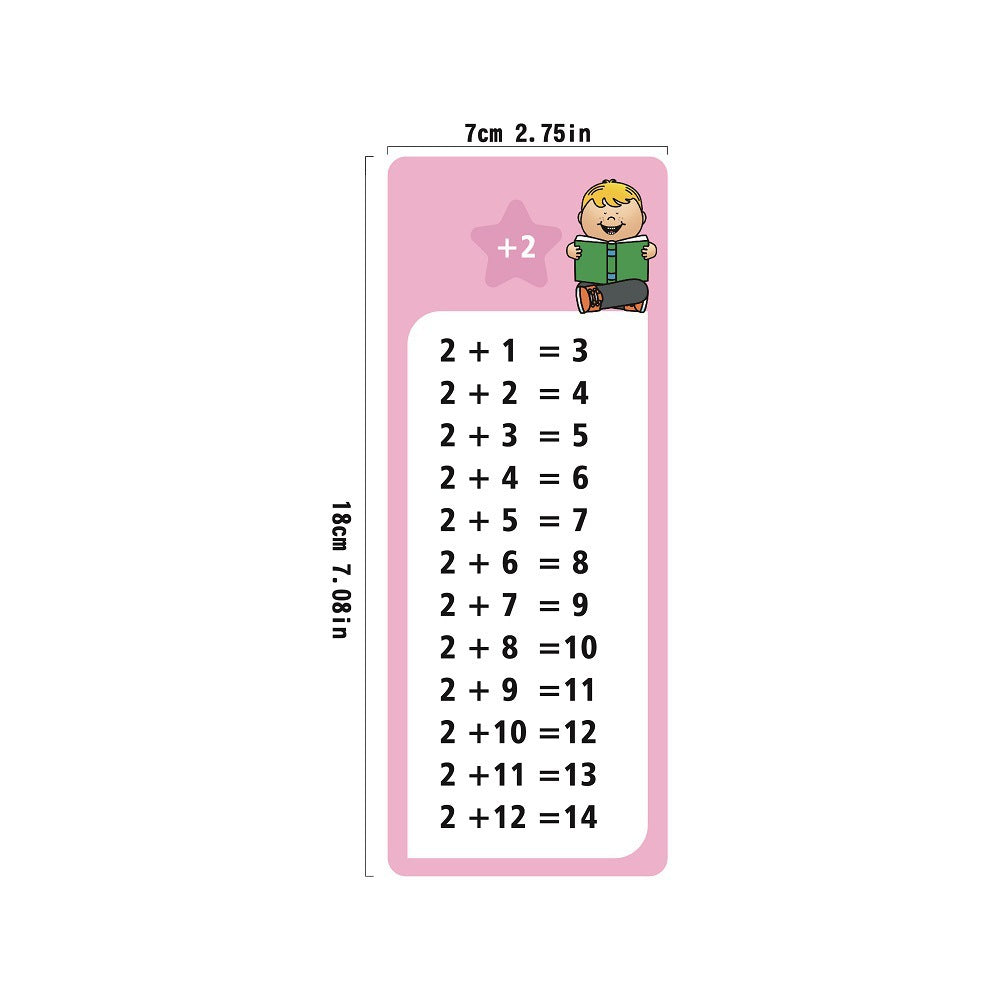15 Math Digital Cards Addition Erasable Repeated Use Math Learning Cards Children Learning