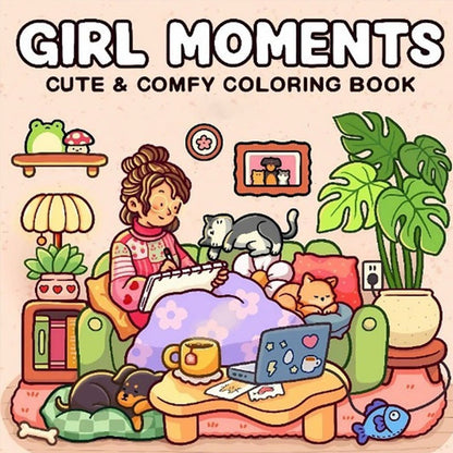 Cute Animal Coloring Book | 36 Designs – Easy & Fun for Kids Ages 6–12