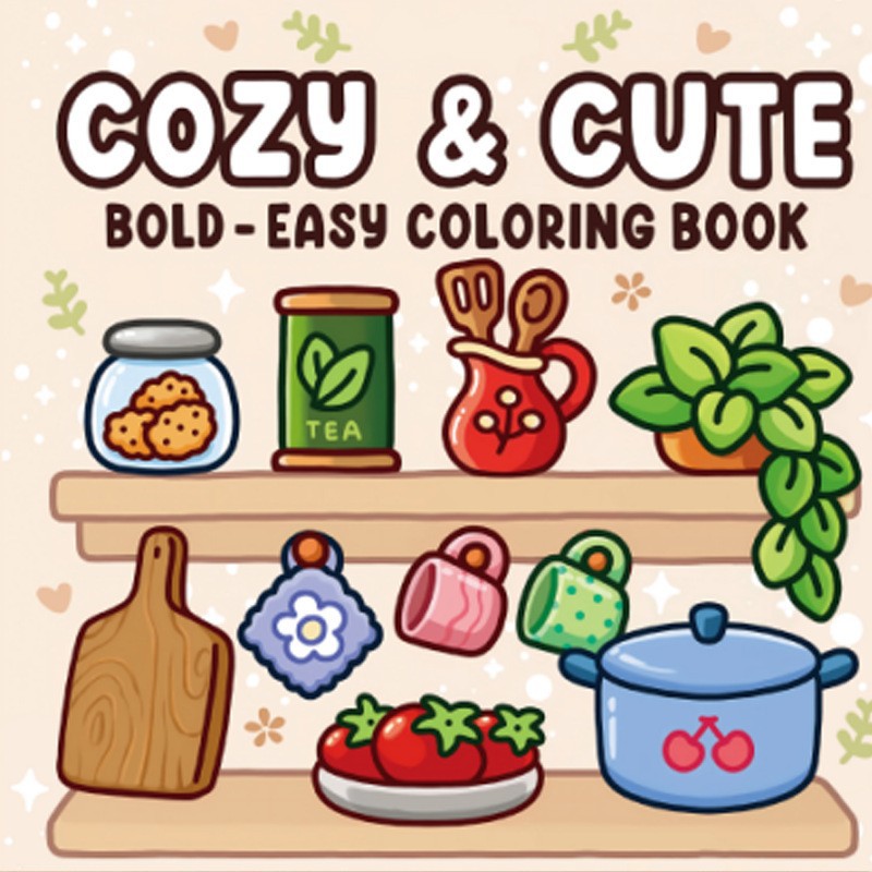 Cute Animal Coloring Book | 36 Designs – Easy & Fun for Kids Ages 6–12
